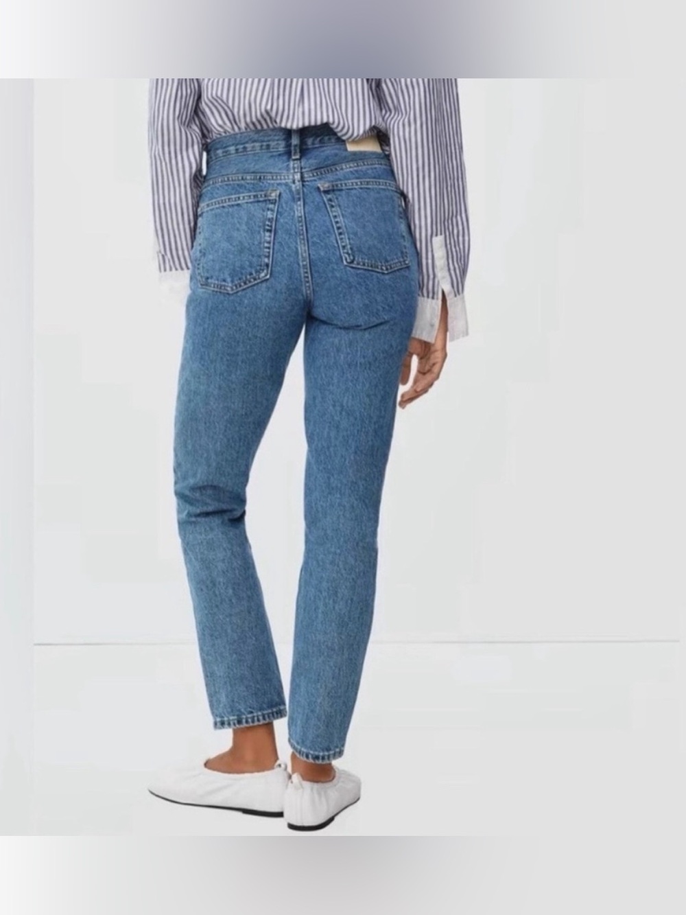 Everlane The Curvy 90’s Cheeky Straight Jean 28 Button Fly Y2K High Rise Stretch - Picture 2 of 14
